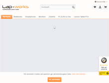 Tablet Screenshot of lap-works.de